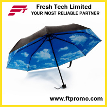 OEM Manual Open Folding Umbrella with Logo